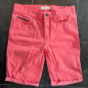 Calvin Klein Jeans Pink Jean Shorts Bermuda Style